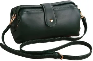 Langrents Retro Handmade Vintage Doctors Purse for Women - Leather Crossbody Bag