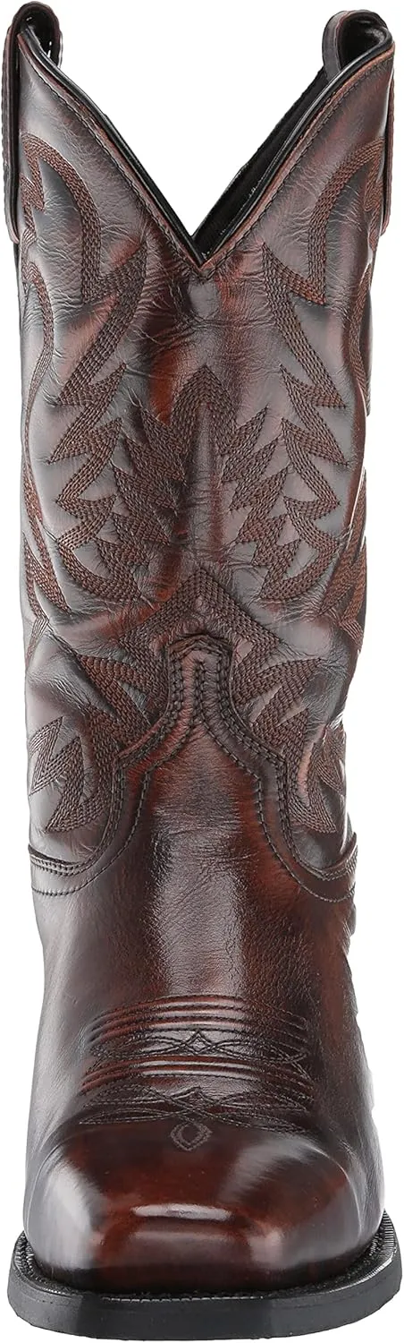 Laredo Mens Stillwater Square Toe Dress Boots Mid Calf - Black, Brown