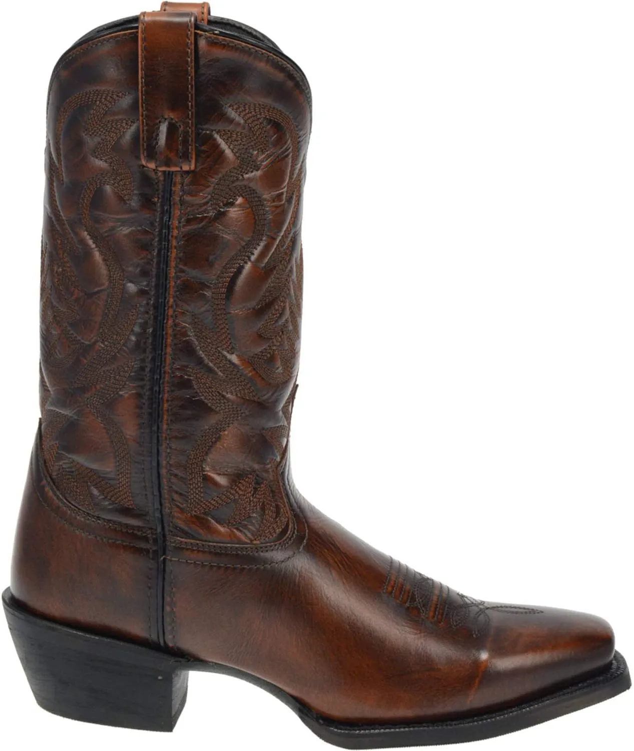 Laredo Mens Stillwater Square Toe Dress Boots Mid Calf - Black, Brown