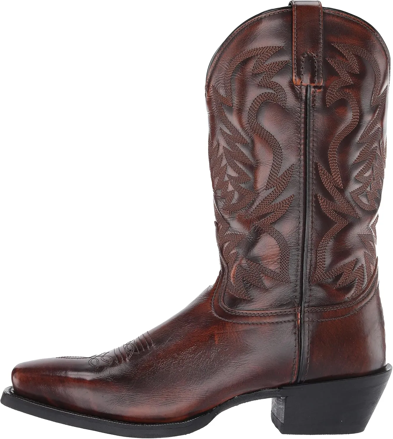 Laredo Mens Stillwater Square Toe Dress Boots Mid Calf - Black, Brown