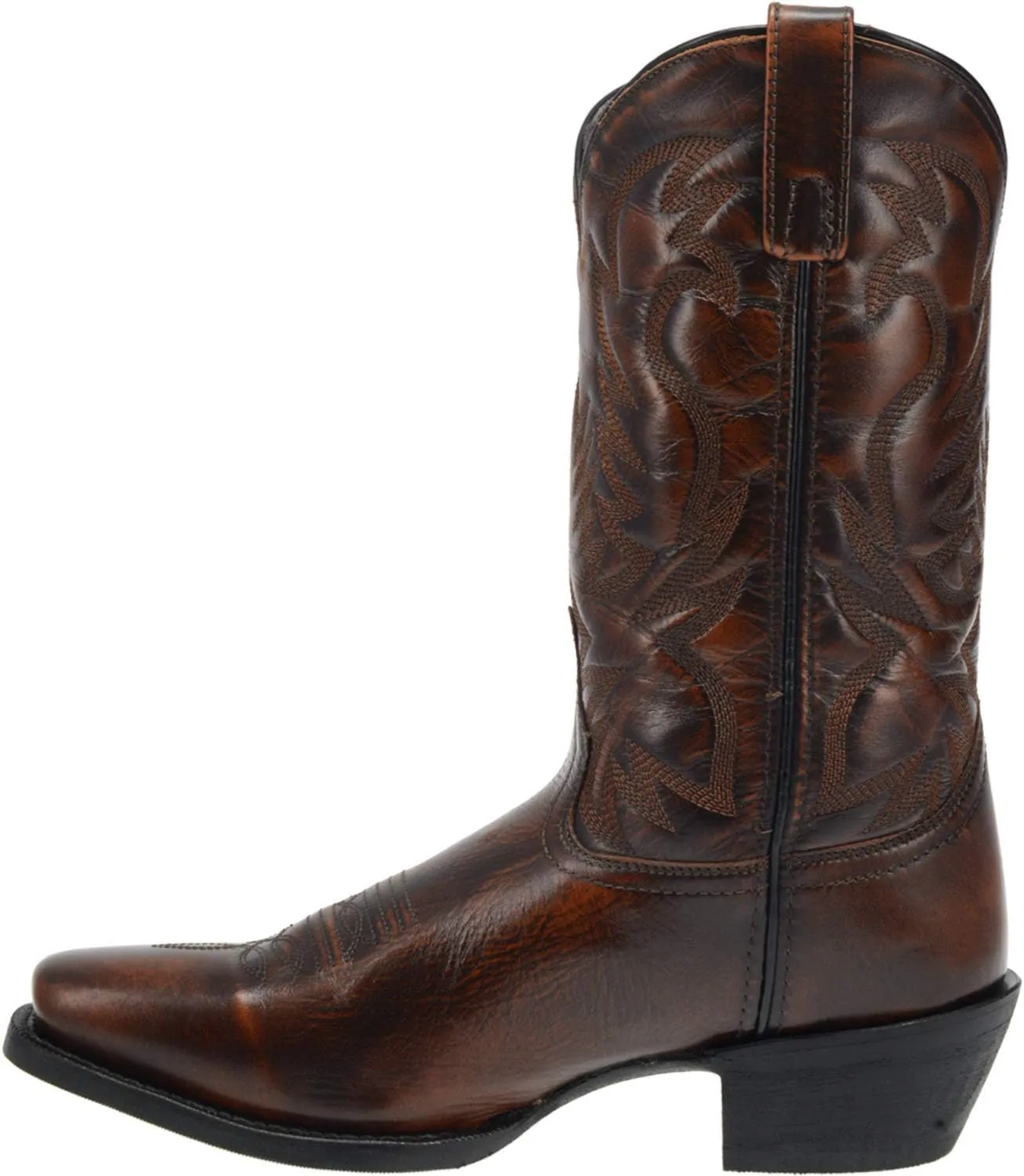Laredo Mens Stillwater Square Toe Dress Boots Mid Calf - Black, Brown