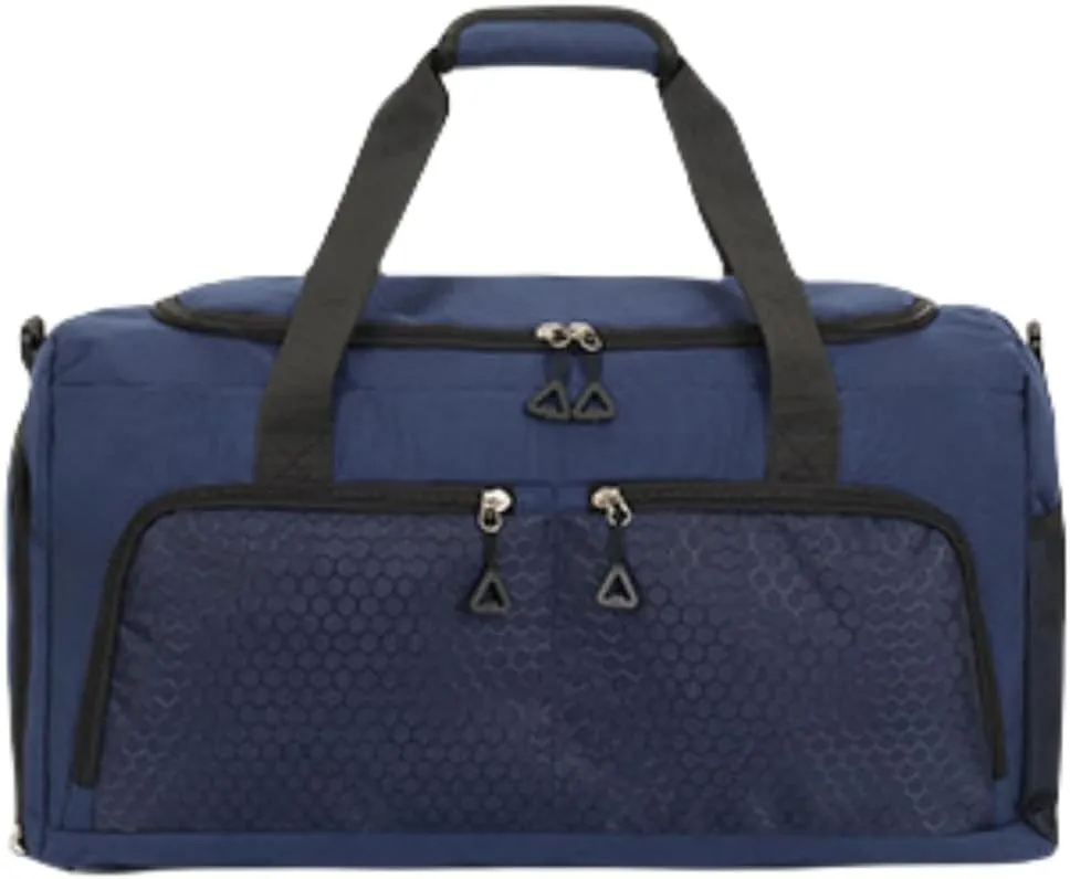 Large capacity men's and women's fitness bags, weekend overnight travel luggage bags, personal belongings travel bag, handbags, fitness dance bag (dark blue)