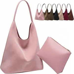 Large Work Tote Bags for Women, 2025 Boho Slouchy Suede Purses Handbags