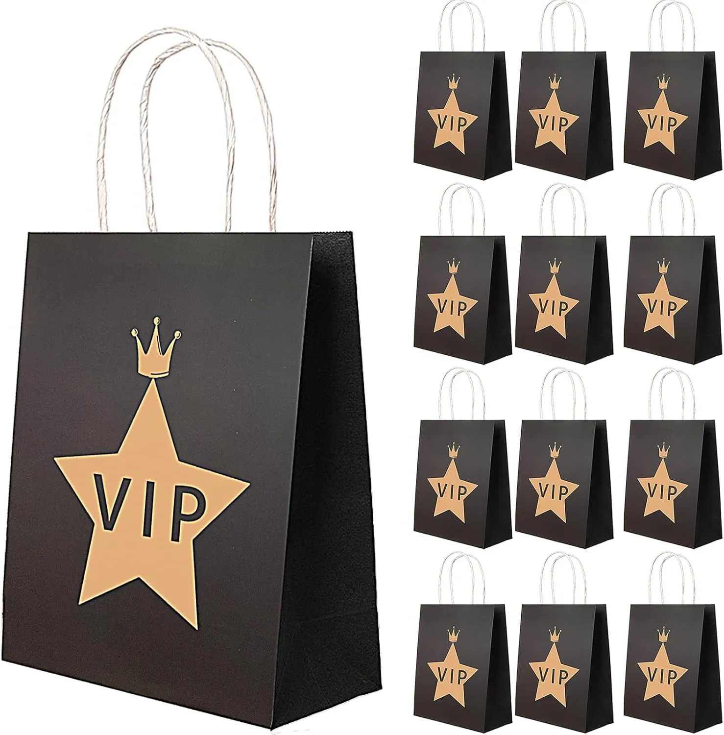 LBLNUGURI 16 PCS VIP Bags Gift for Party Supplies, Hollywood Movie Theme Pass Decorations, Birthday for Kids Adults