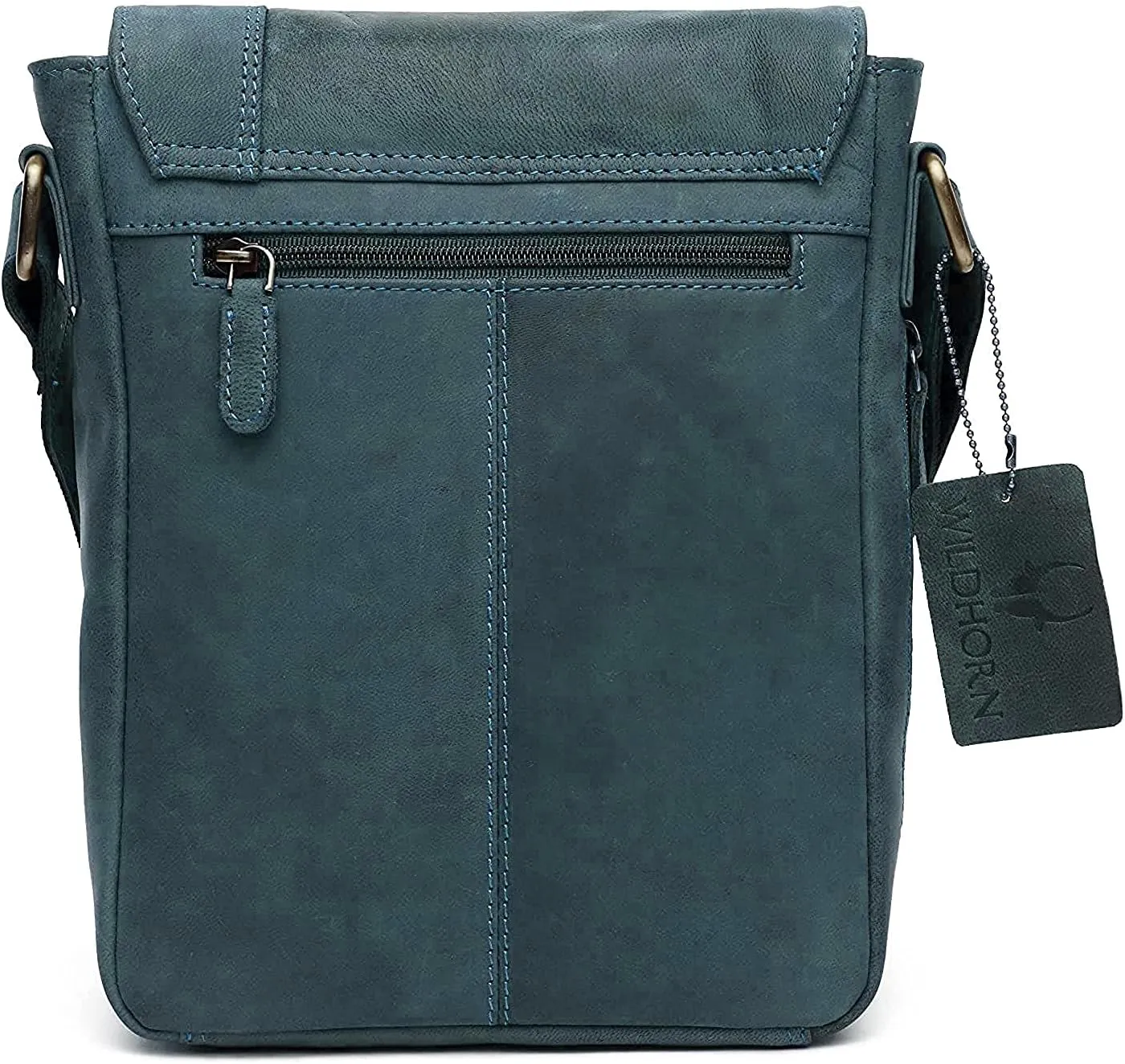 Leather 8.5 inches Brown Messenger Bag