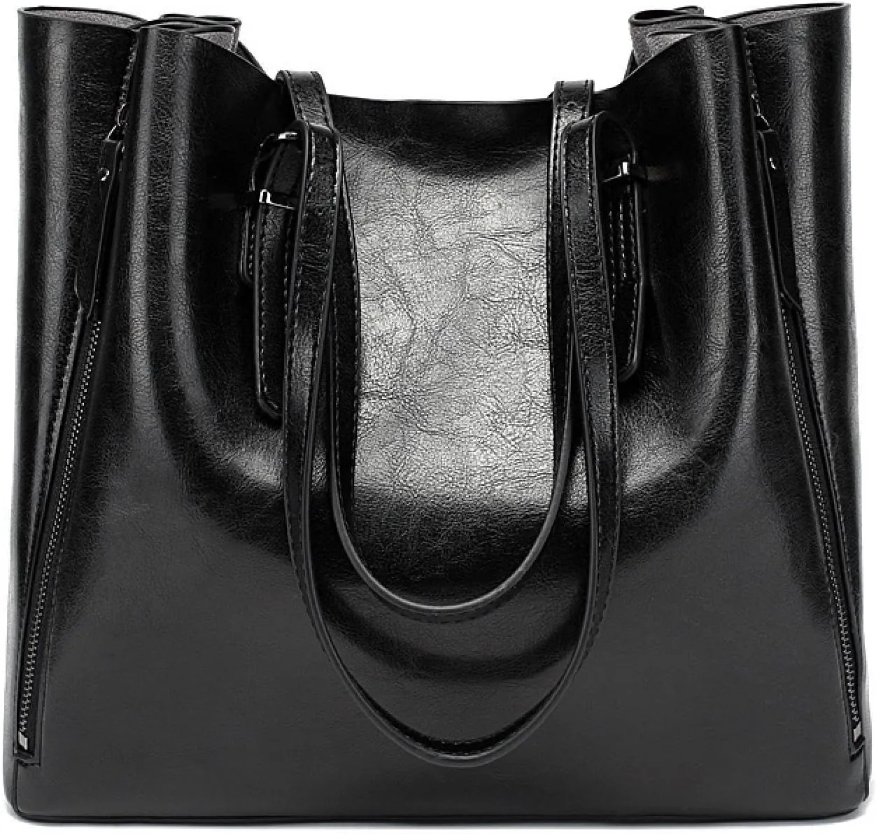 Leather Bag, Large Capacity Shoulder Bag, Tote Bag
