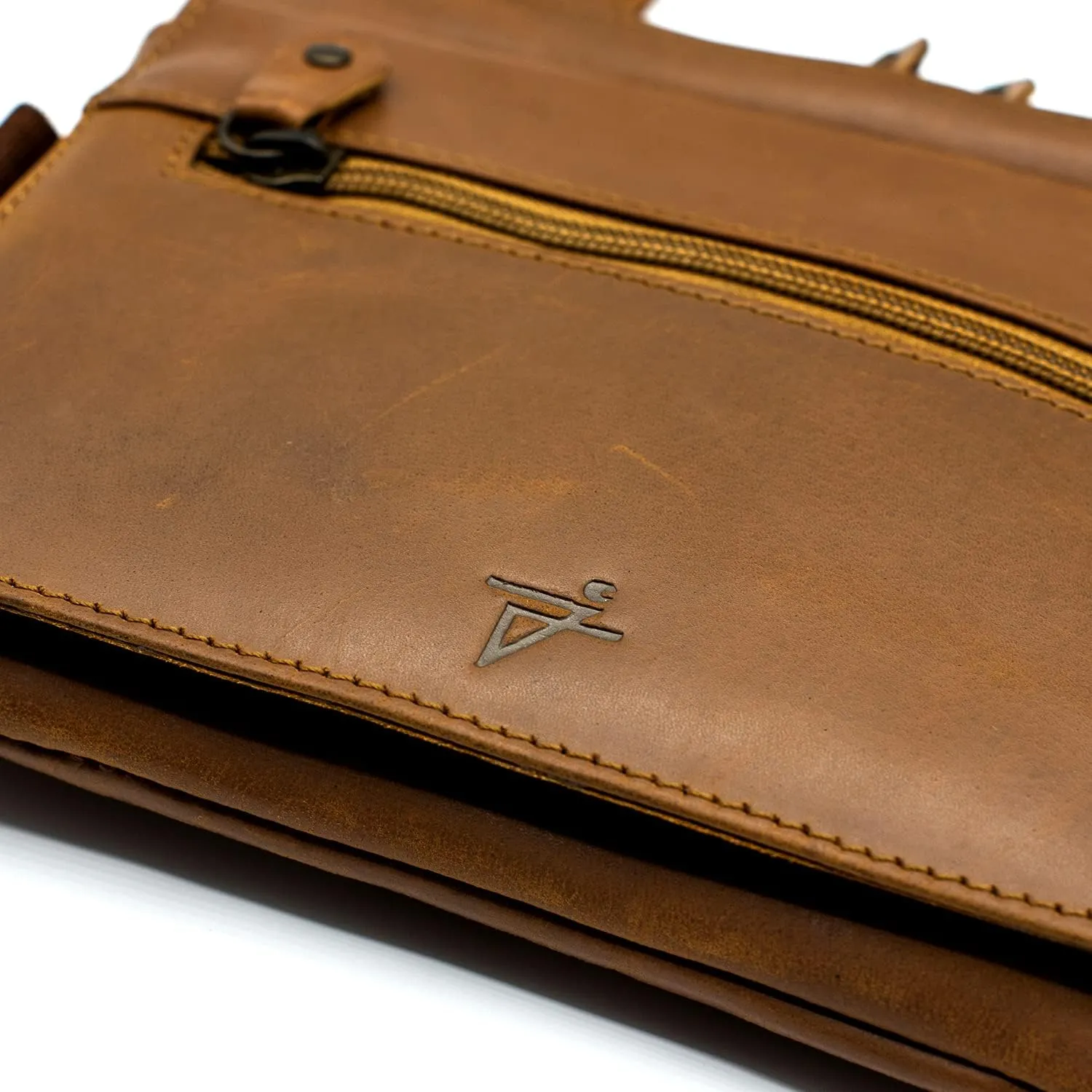 Leather Waist Bag, Rustic Brown