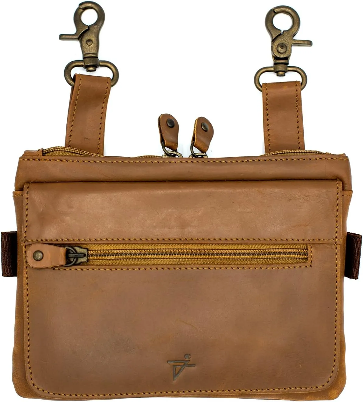 Leather Waist Bag, Rustic Brown