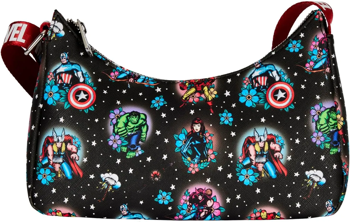 Loungefly Marvel Avengers Tattoo Shoulder Bag