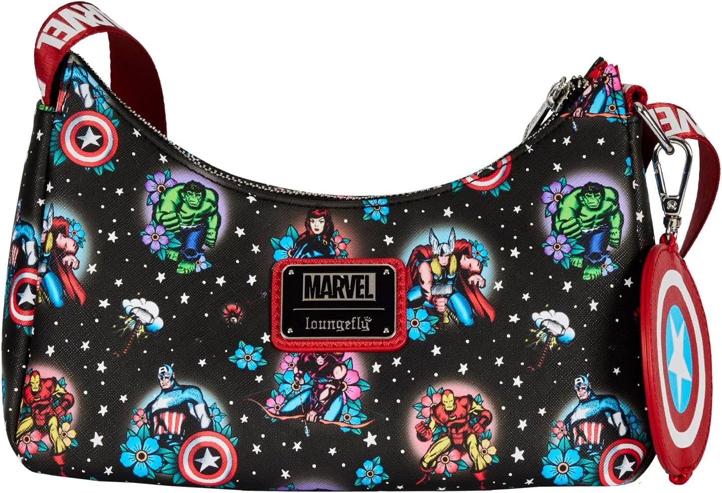 Loungefly Marvel Avengers Tattoo Shoulder Bag