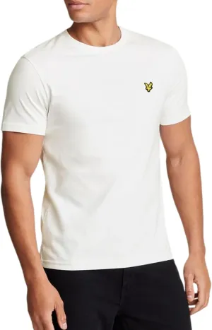 Lyle & Scott Classic Crew-Neck Men's T-Shirt, White Medium