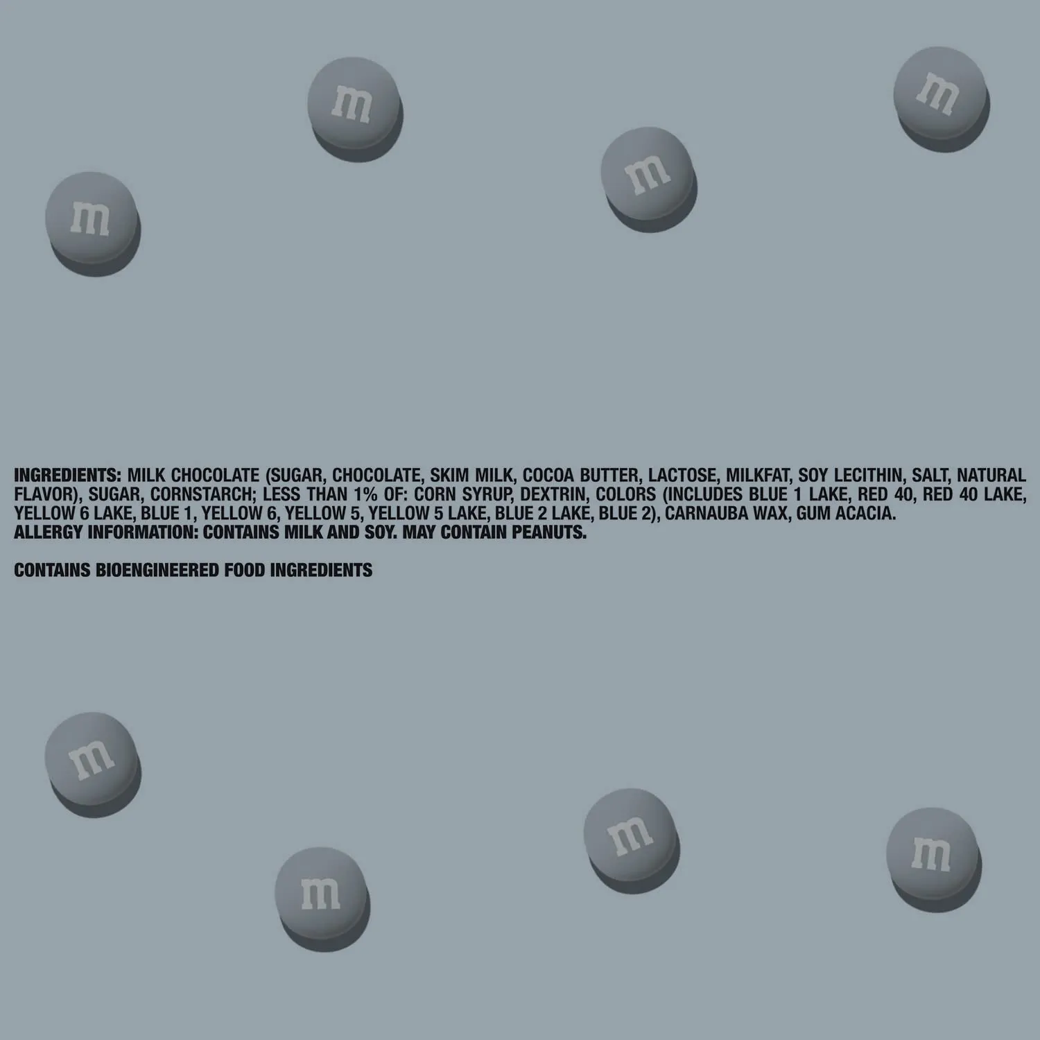M&M’S WORLD Silver Milk Chocolate Candy Bulk - 5lbs Resealable Pack for Party Favors, Candy Bars, Weddings, Graduations, Birthday Parties, Party Favors, and More