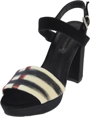 Marina Rinaldi Women's Leonida Velvet Platform Heels, Black