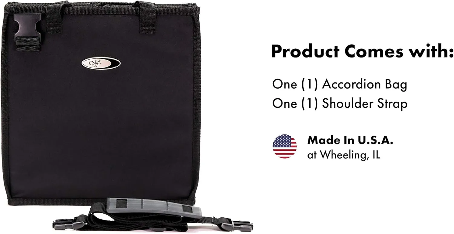 MCY Accordion Bag – Reusable Eco-Friendly Foldable Bag, Reinforced Shell, Durable Fabric, Easy Storage, Compact and Expandable, Grocery Bag (Jet Black, 13x13x25 inches)