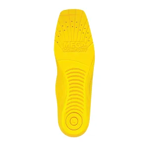 MEGAComfort Square Toe Personal Anti-Fatigue Mat (PAM)® Insole Yellow/Black Men's 14-15 Medium