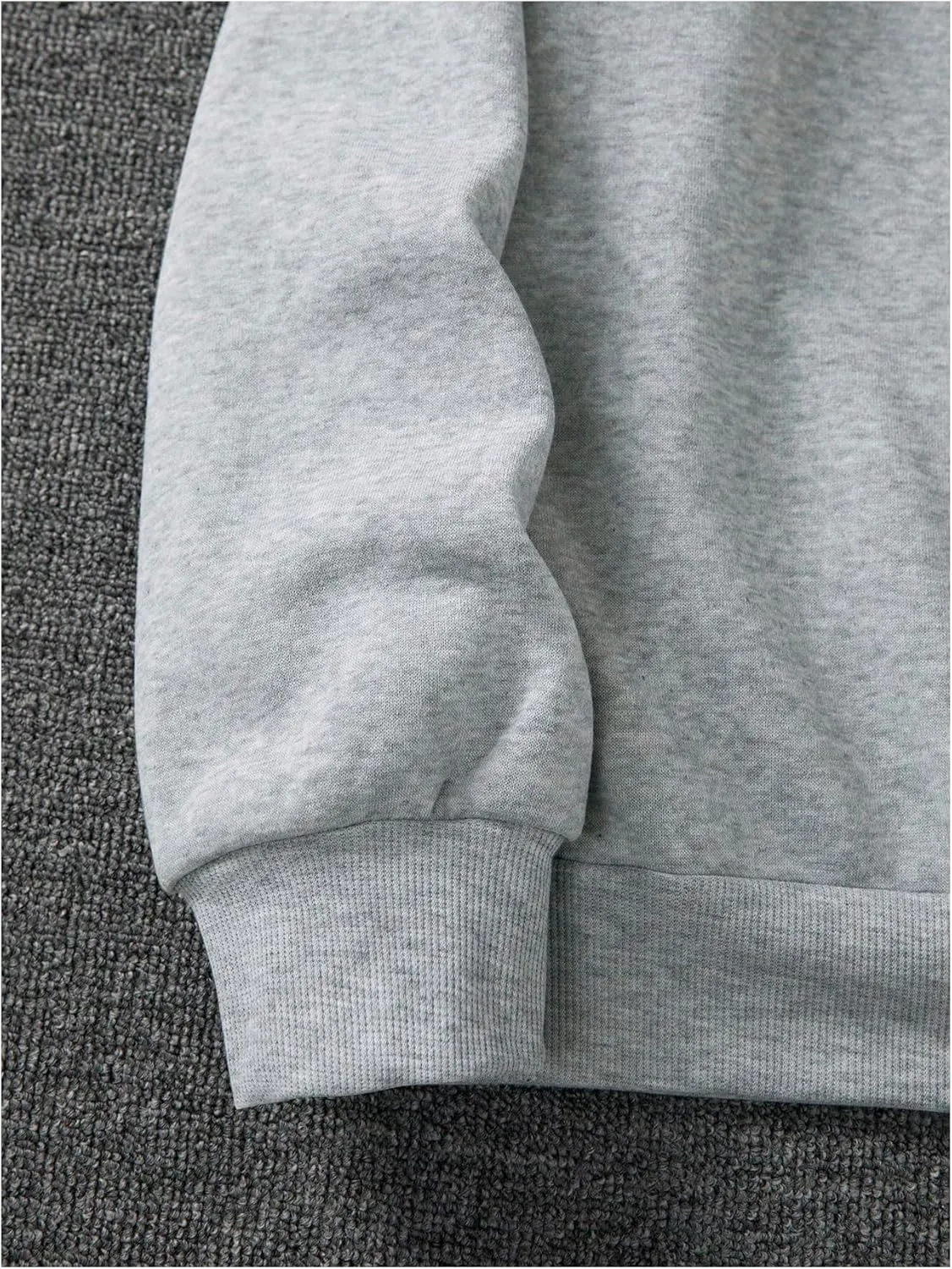 Men's Graphic Sweatshirt Long Sleeve Crewneck Casual Drop Shoulder Pullover Tops