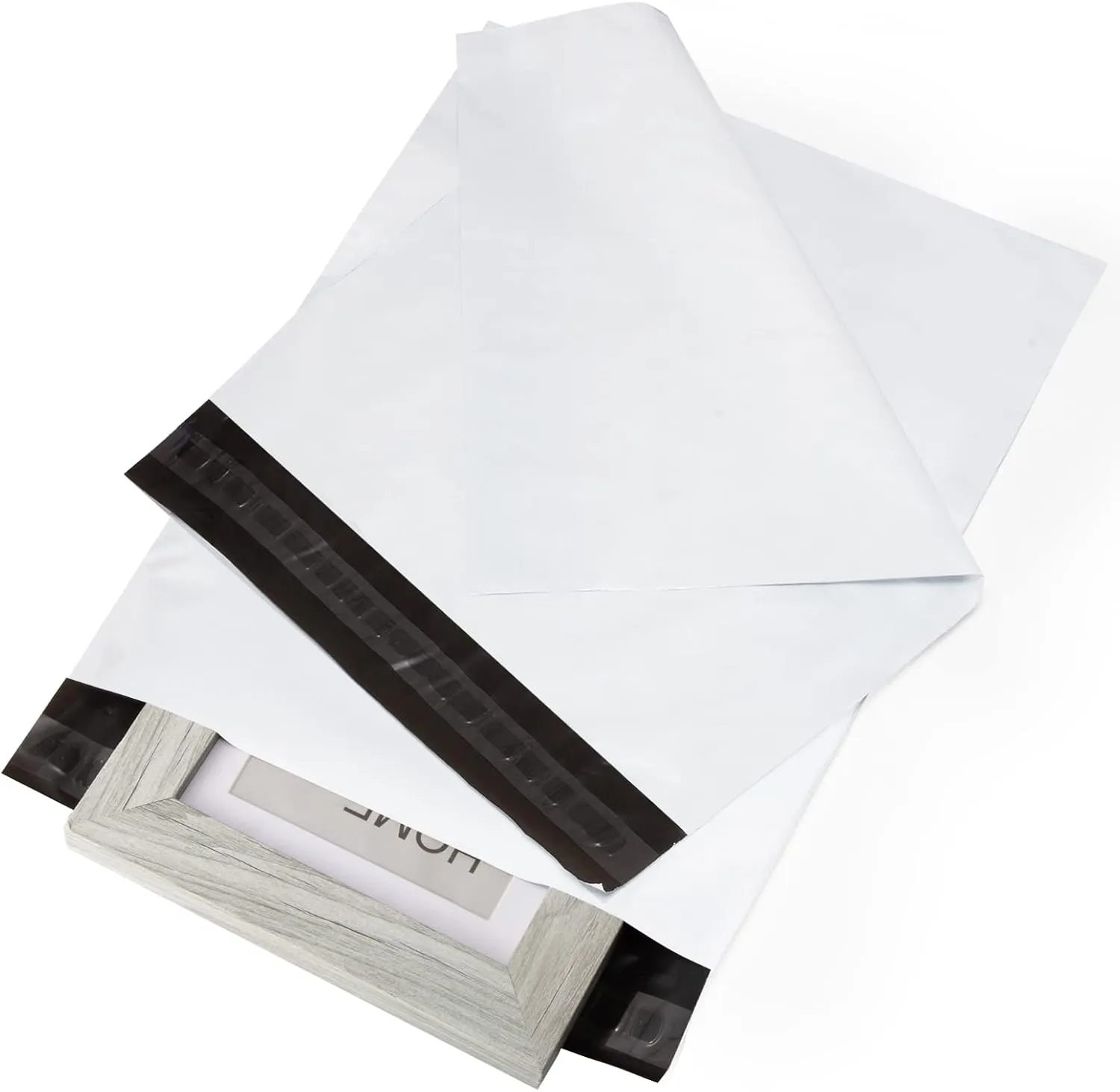 Metronic Poly Mailers 9x12 200 Pack, Strong Adhesive Shipping Bags for Clothing, Waterproof and Tear-Proof Shipping Envelopes, Small Mailers Poly Bags Packaging Bags in White