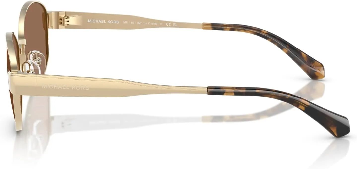 Michael Kors Women's Mk1161 Monte Carlo Oval Sunglasses