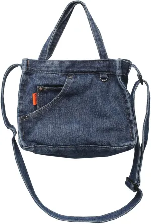 Micmores Small Crossbody Purse Denim Tote Bag Women Hobo Bag Stylish Handbag Fashion shoulder Bag
