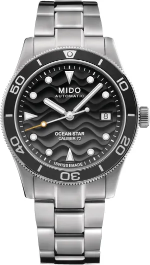 MIDO Ocean Star 39 - Swiss Automatic Watch for Men & Women - Silver Dial - Case 39mm - M0269071106100