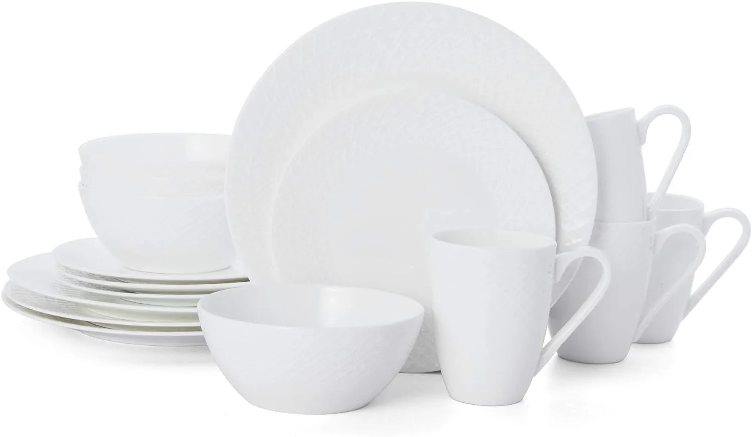 Mikasa Jenna 16-Piece Dinnerware Set, ServiceFor 4