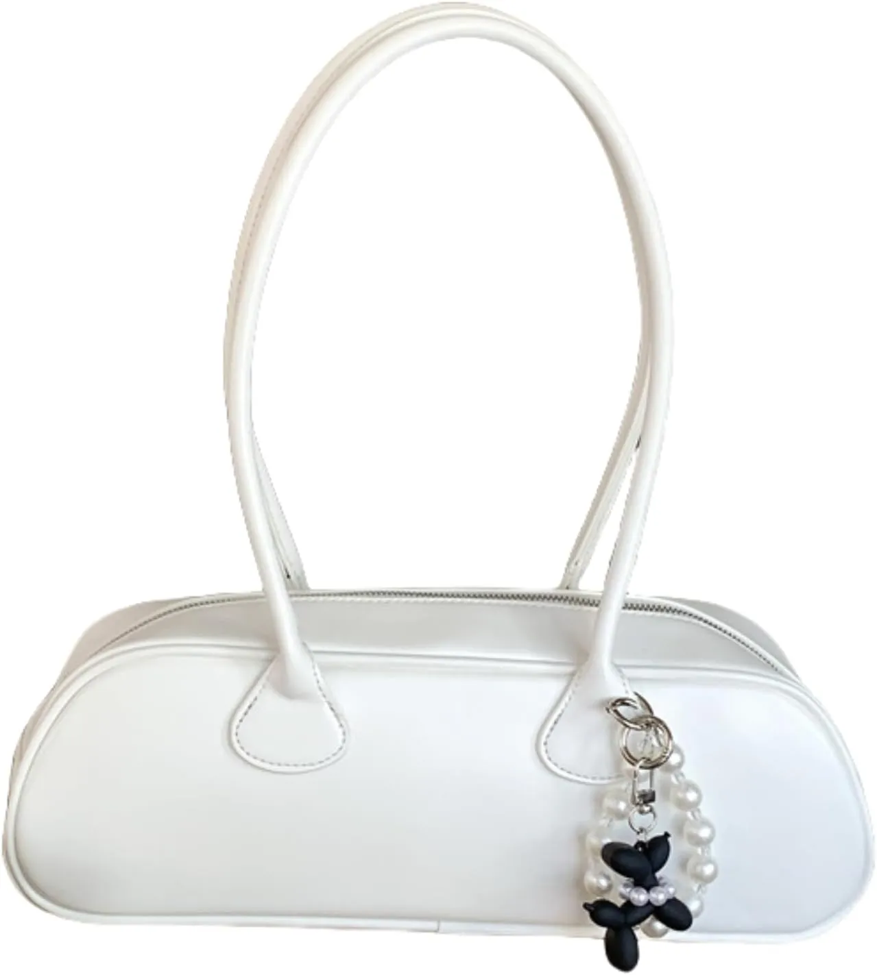 Minimalist Solid Color Bag,Unique Single Shoulder & Hand Carry, Trendy Small Square PU Armpit Purse for Women
