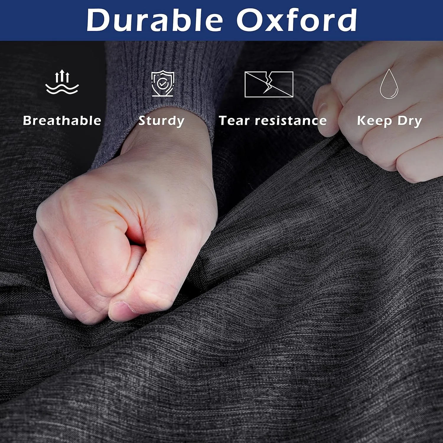 MISSLO 60" Heavy Duty Long Garment Bags for Travel Monogrammed Dress Bag Waterproof Oxford Fabric Wedding Dress Cover for Gowns, Black