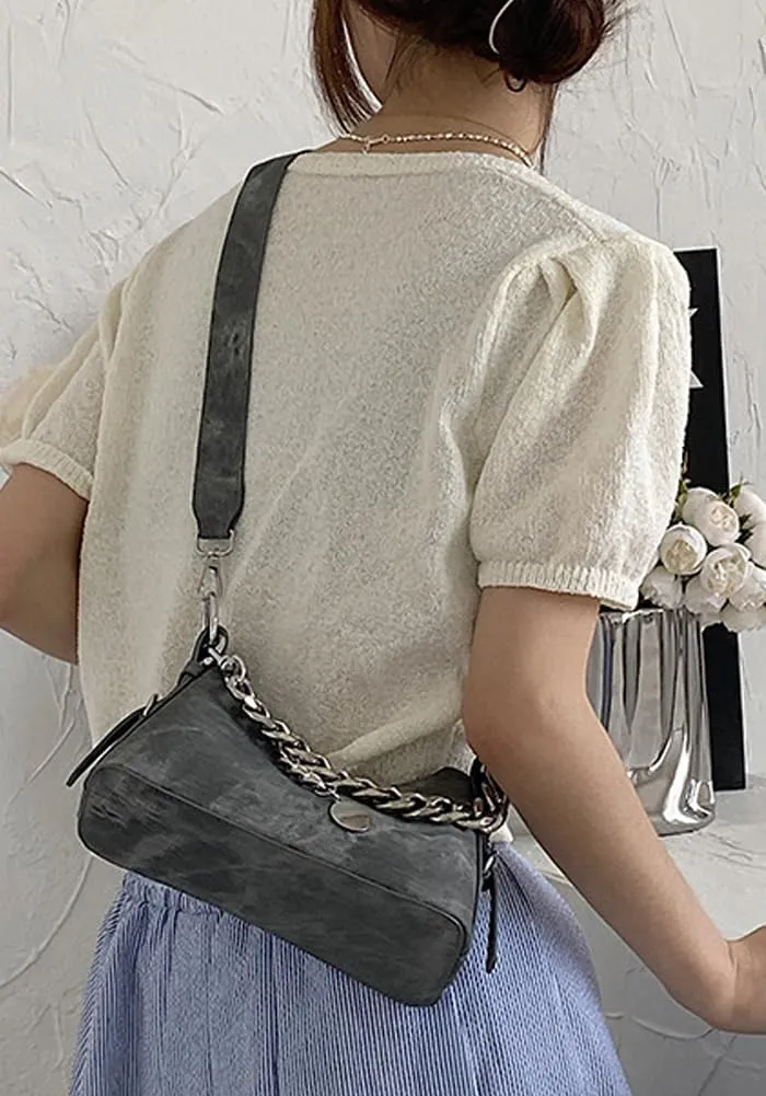 Molodo Hobo Bags for Women Retro Denim Shoulder Bags Casual Chain Crossbody Bag Purses for Work Travel