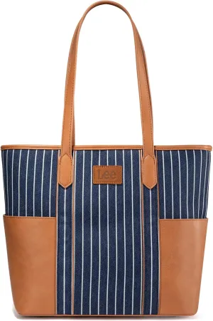Montana West x Lee Shoulder Tote Bag for Women, Medium Top Handle Handbag Work Travel Hobo Purse