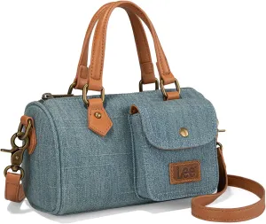 Montana West x Lee Top Handle Satchel Bags for Women Denim Designer Purses and Handbags Fashion Crossbody Bag