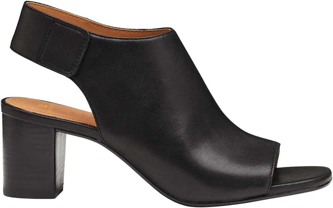 MOOMMO Women Chunky Block Heel Booties Sandals Open Square Toe Cutout Ankle Boots Backless 2" Stacked Mid Heels Matte Sandal Bootie Dress Peep Toe Heeled Sandals Hook & Loop Vintage Comfort 4-11 M US