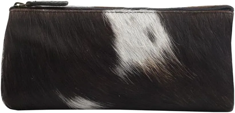 Myra Bag Cowhide Purse - Silky Slayer Cow Hide Purse, Shades of Brown and White Cowhide Purses for Women, Cowhide Purses and Handbags, Womens Purses, Purse Perfect for Travel, Makeup, Phone, Wallet