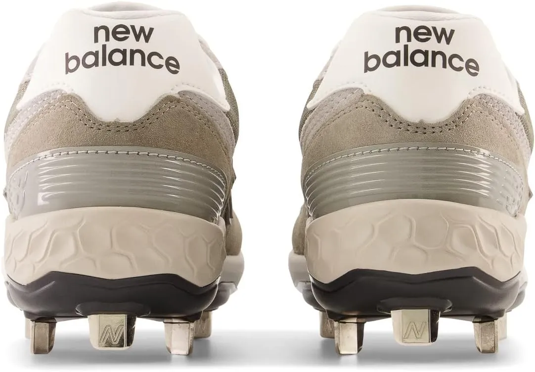 New Balance Women's Fresh Foam 574 Low Metal Softball Cleat Grey Medium