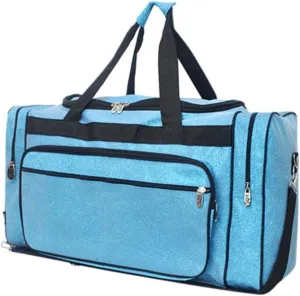 NGIL Canvas 23" inch Duffle Bag (Glitter-Turquoise)