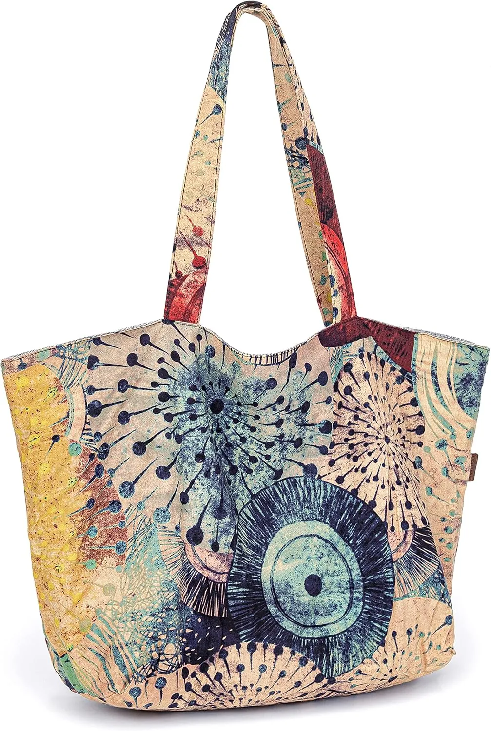 OPQRSTU Women Hippie Tote Hand Bag Large Capacity Bohemian Bag Portable Tourist Shoulder Bags