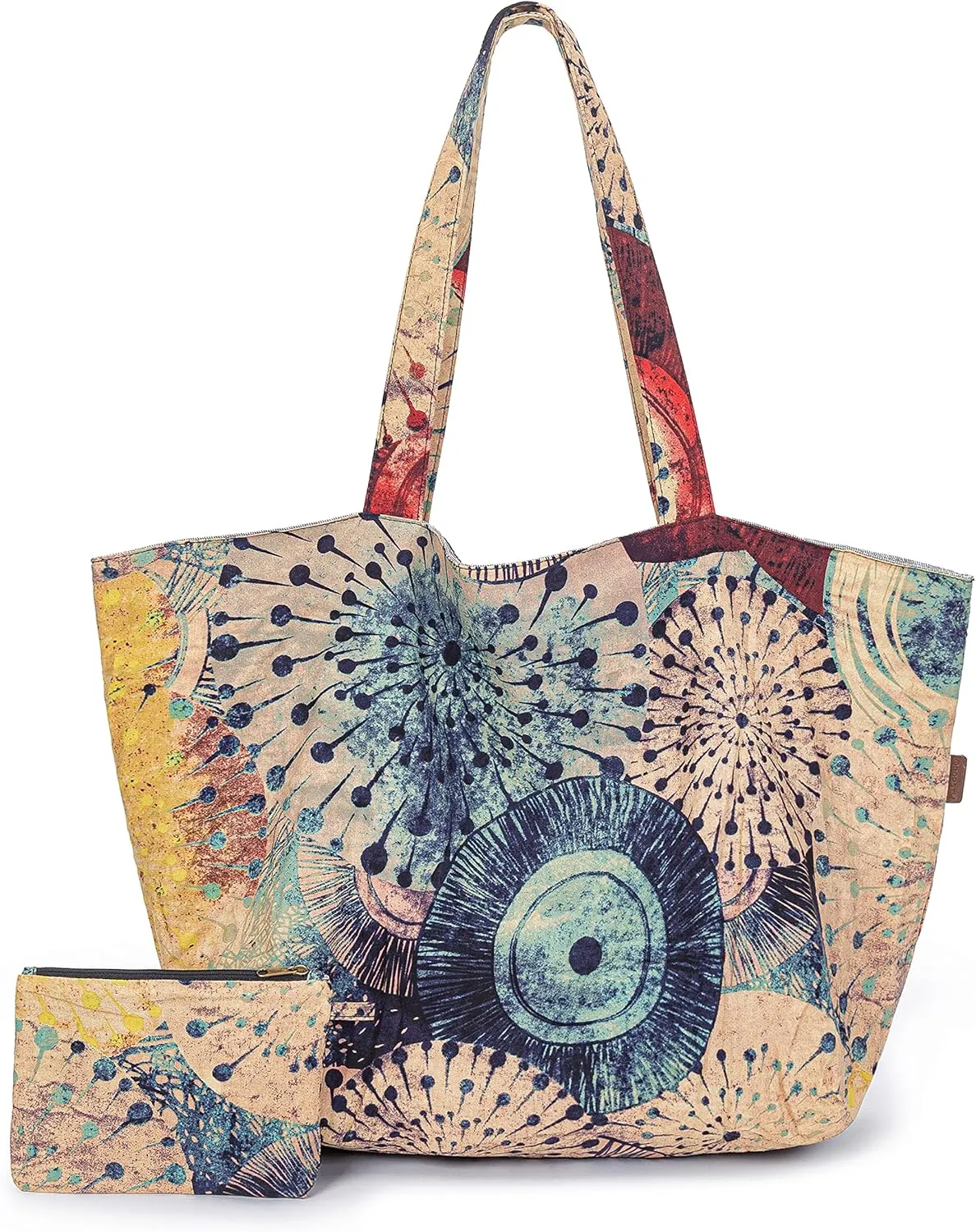 OPQRSTU Women Hippie Tote Hand Bag Large Capacity Bohemian Bag Portable Tourist Shoulder Bags