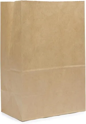 PABCK Flat Bottom Brown Kraft Paper Wax Bags for Home Kitchen Food Storage Containers Sets Take Out Lunch Dinner Bread Sandwich Snack Packaging Bag Craft Organizer 50 Pcs 5.9x3.5x10.6 inch (15x9x27cm)