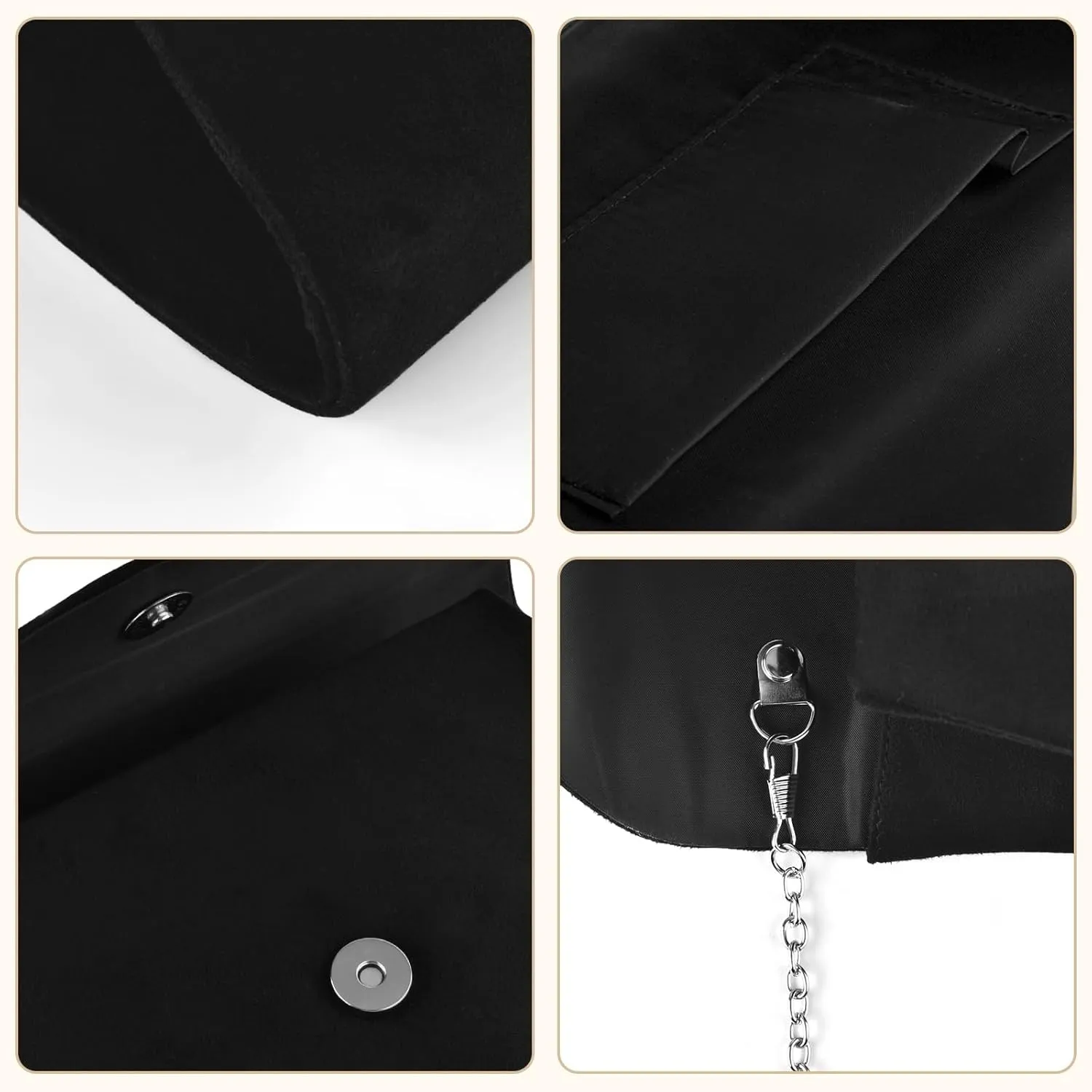 PACETAP Clutch Purses for Women, Handbags with Chain for Women Formal, Evening Bag for Wedding Party Cocktail Prom Dinner