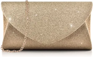PACETAP Clutch Purses for Women, Handbags with Chain for Women Formal, Evening Bag for Wedding Party Cocktail Prom Dinner