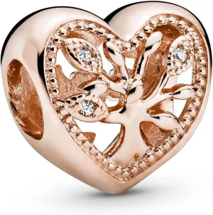 Pandora Openwork Family Tree Heart Charm Bracelet Charm Moments Bracelets - Stunning Women's Jewelry - Gift for Women in Your Life - Made Rose & Cubic Zirconia