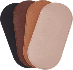 PH PandaHall 4 Colors Felt Bag Shaper Pads 30x12.5cm/11.8x4.9 inch Purse Bottom Insert Oval Bag Liner Board Purse Bottom Shaper Handbag Organizer Insert for Leather Bag Backpack Cosmetic Travel Bag