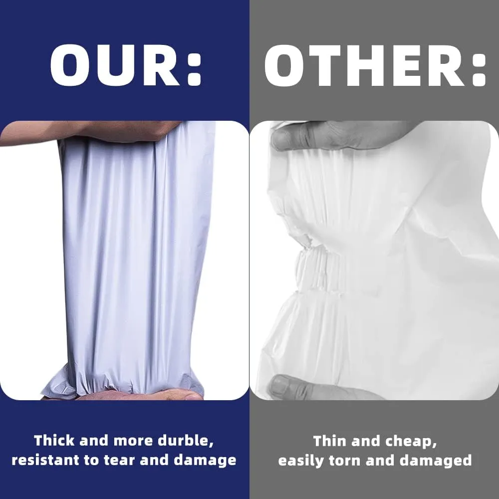 POLYSELLS Poly Mailers Shipping Envelopes, Strong Adhesive Sealing, Waterproof, and Tear-resistant Postal Mailing Bags for Clothing, Books, and Accessories (White, 19x24 Inch, 100 pcs)