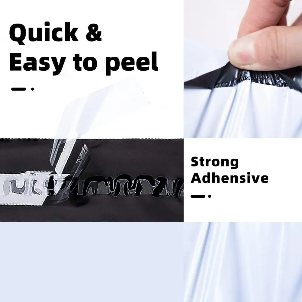 POLYSELLS Poly Mailers Shipping Envelopes, Strong Adhesive Sealing, Waterproof, and Tear-resistant Postal Mailing Bags for Clothing, Books, and Accessories (White, 19x24 Inch, 100 pcs)