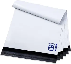 POLYSELLS Poly Mailers Shipping Envelopes, Strong Adhesive Sealing, Waterproof, and Tear-resistant Postal Mailing Bags for Clothing, Books, and Accessories (White, 19x24 Inch, 100 pcs)