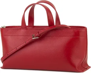 Premium Full Grained Leather Simple Tote Handbag for Women, Shoulder Crossbody Bag with Adustable Shoulder Strap