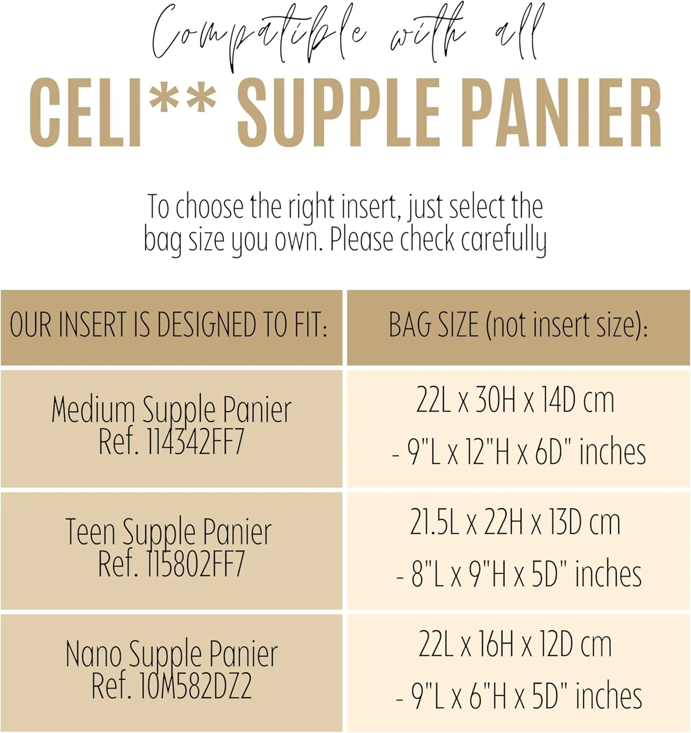 Premium Purse Organizer compatible with Celine Basket Bag Organizer Insert - Handmade Supple Classic Panier in Rafia and Calfskin, Oval Shaped (Brown, For Teen Supple Panier)