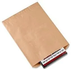 Premium Quality Kraft Paper Bags Flat Merchandise Bags 100 pack (8.5 X 11 In)