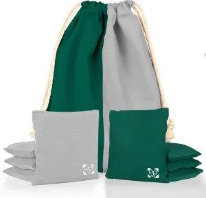 Professional Cornhole Bags - Set of 8 Regulation All Weather Double Sided - Sticky Side/Slick Side Bean Bags for Pro Corn Hole Game