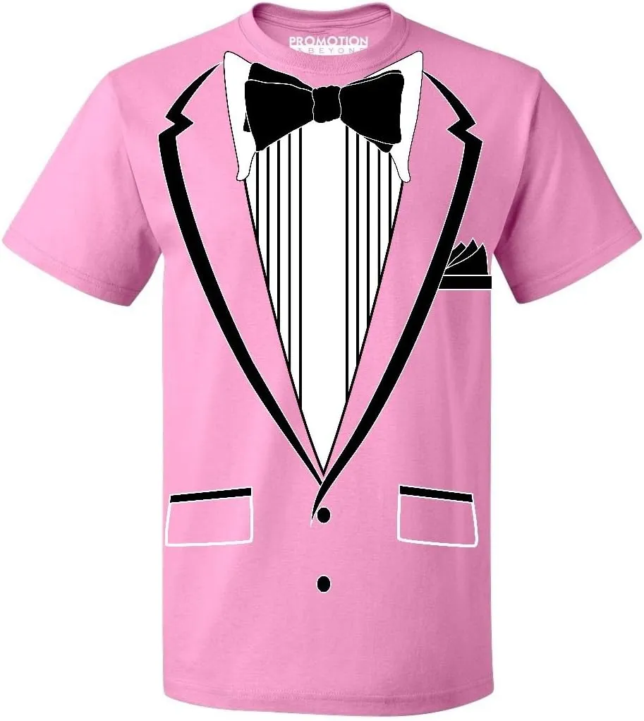 Promotion & Beyond Tuxedo (Black) with Pocket Square Ceremony Men's T-Shirt
