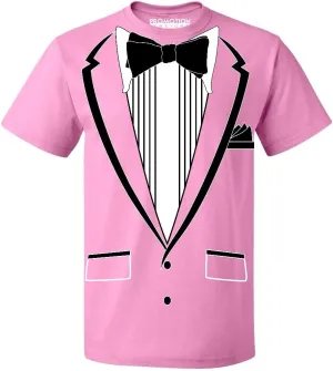 Promotion & Beyond Tuxedo (Black) with Pocket Square Ceremony Men's T-Shirt